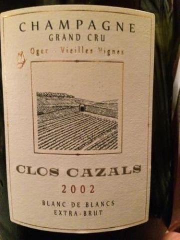 Champagne Clos Cazals