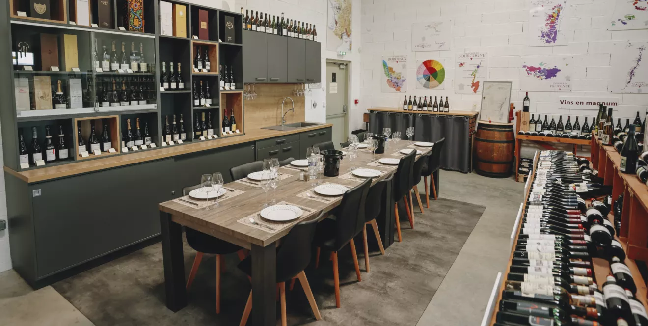 Table de dégustation