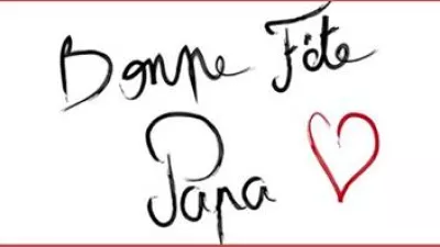 Pour vos cadeaux de fête des Pères, offrez à votre Papa.....
