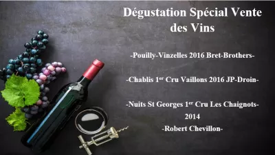 Dégustation des 16 et 17 novembre à la boutique