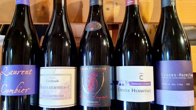 Crozes Hermitage 2020, tous les samedis d'octobre à la boutique de Beaune...